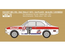 Decal – Ford Escort Mk.I - Daily Mirror RAC Rallye 1973 #18 Alen / Kivimäki 